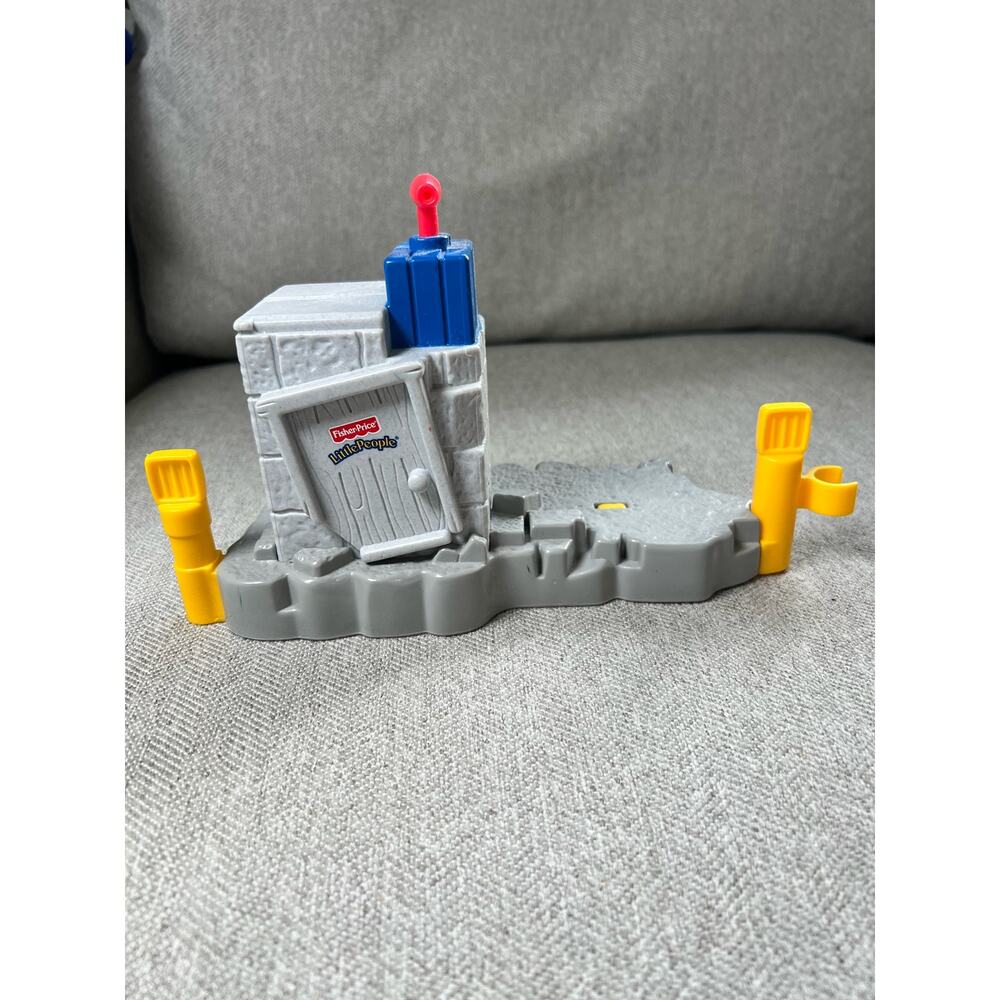 Fisher-Price Little People Construction Quarry Mine Exploding & Fence Connection